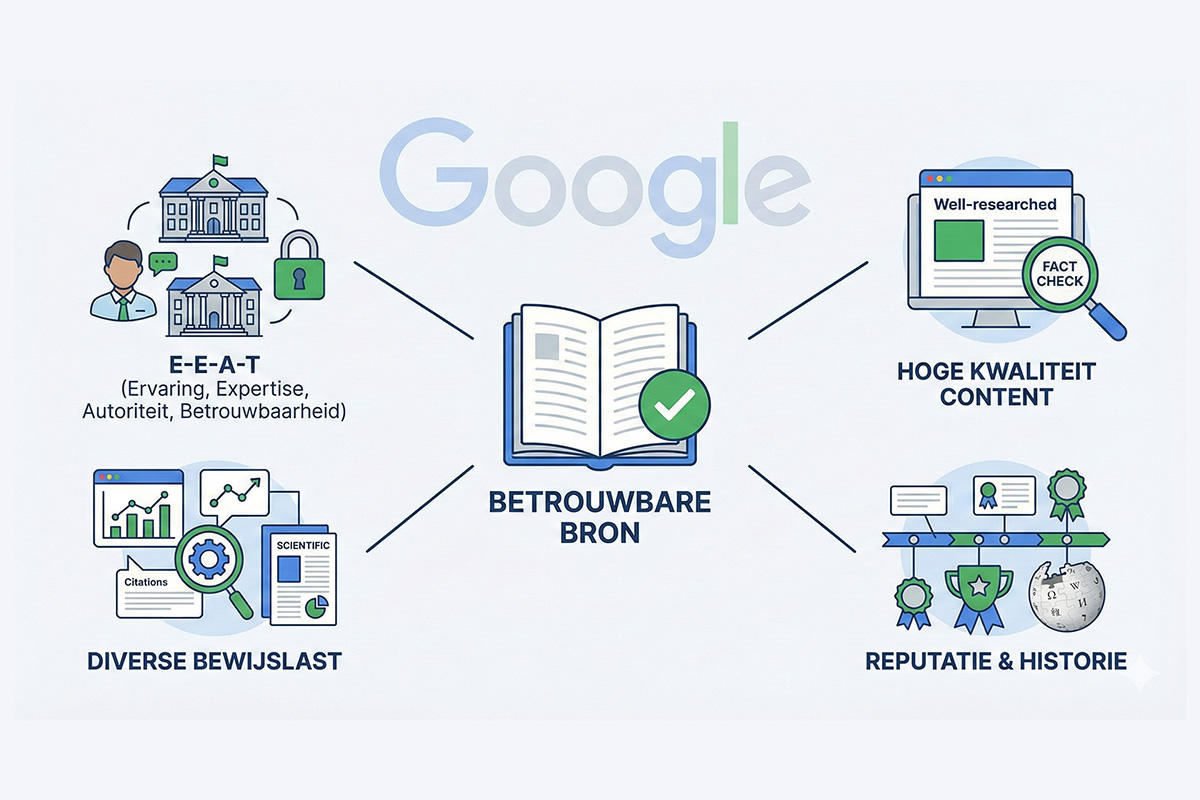 Wat Google verstaat onder een betrouwbare bron